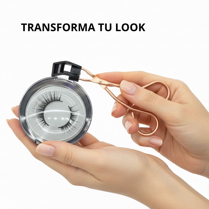 Pestañas Magnéticas Con Aplicador